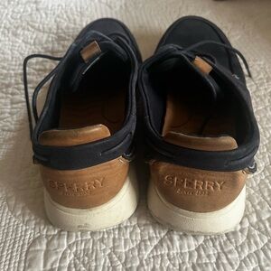 Sperry Men's Black and Brown Boat Shoes